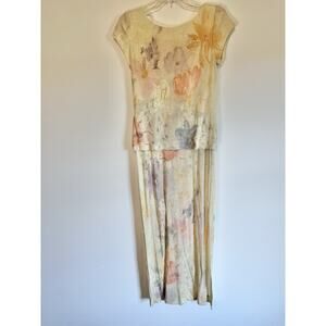 Vintage EN FRANCAIS By Huey Waltzer VTg 80’s Dress Cream Size 8 P